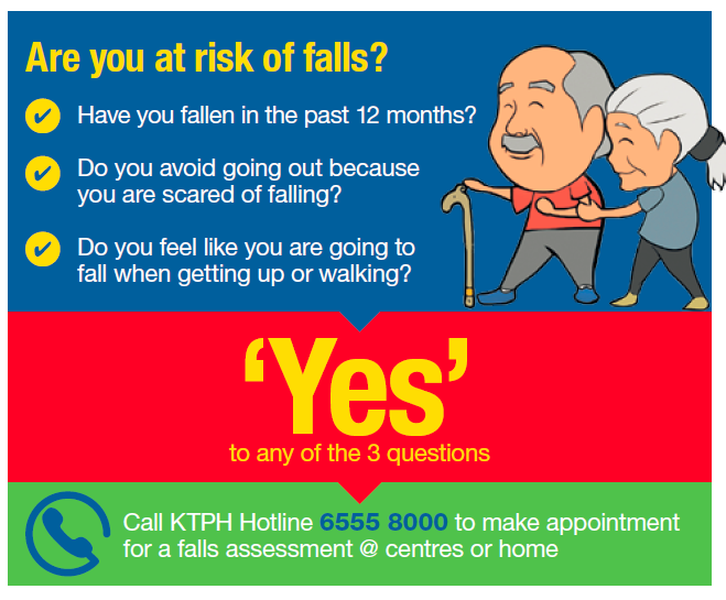 Checklist for risk of falls