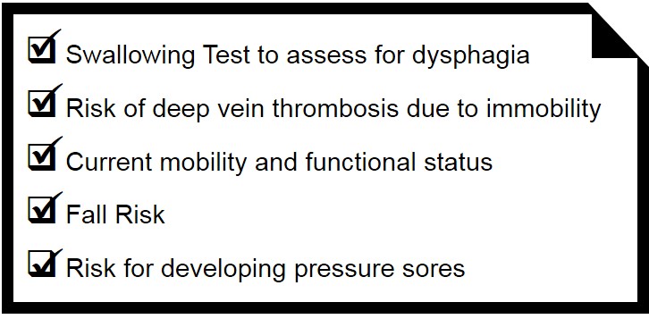 Screening Checklist