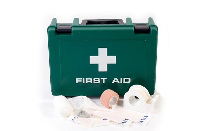 Keep a first aid kit to treat any injuries caused by home hazards and dangerous chemicals at home.