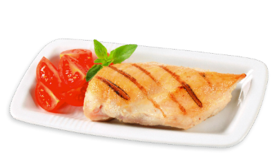 1 palm-sized piece of meat, fish or poultry (90g)