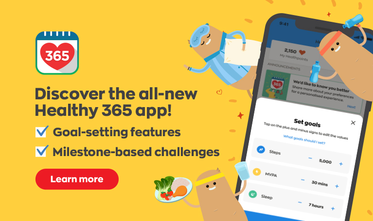 Discover the all-new Healthy365 app