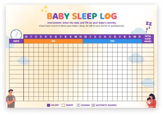 baby sleep log