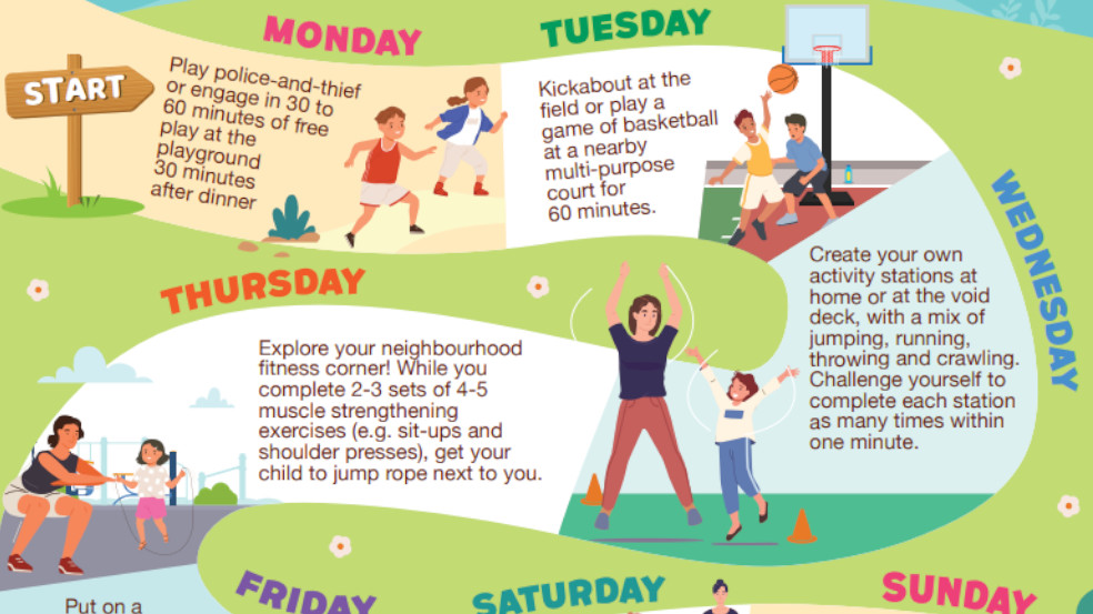 Physical Activities for Children and Parents