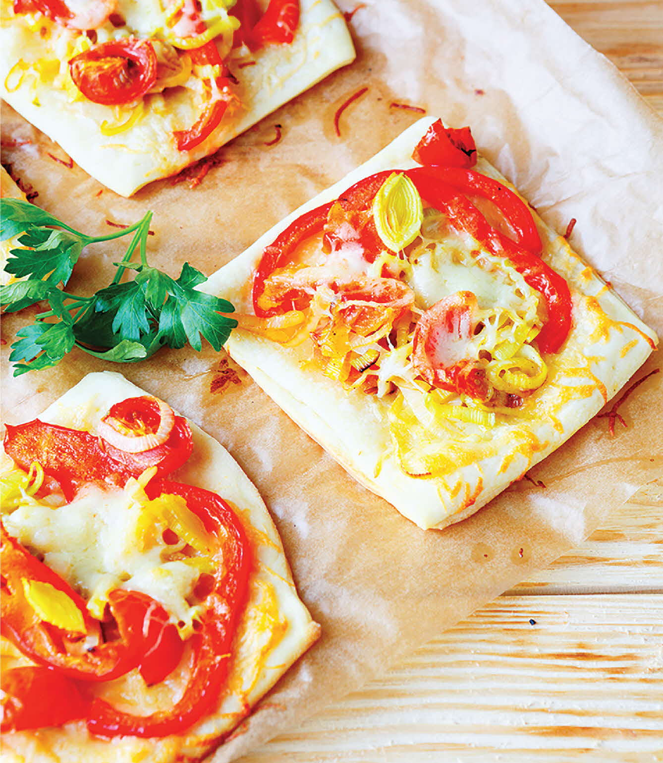 Plate of Mini Speedy Pizzas.