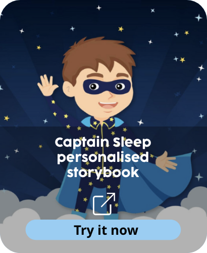 Captain Sleep personalised storybook