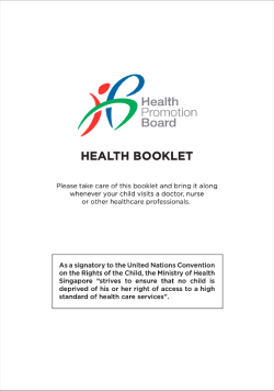 Child Health Booklet