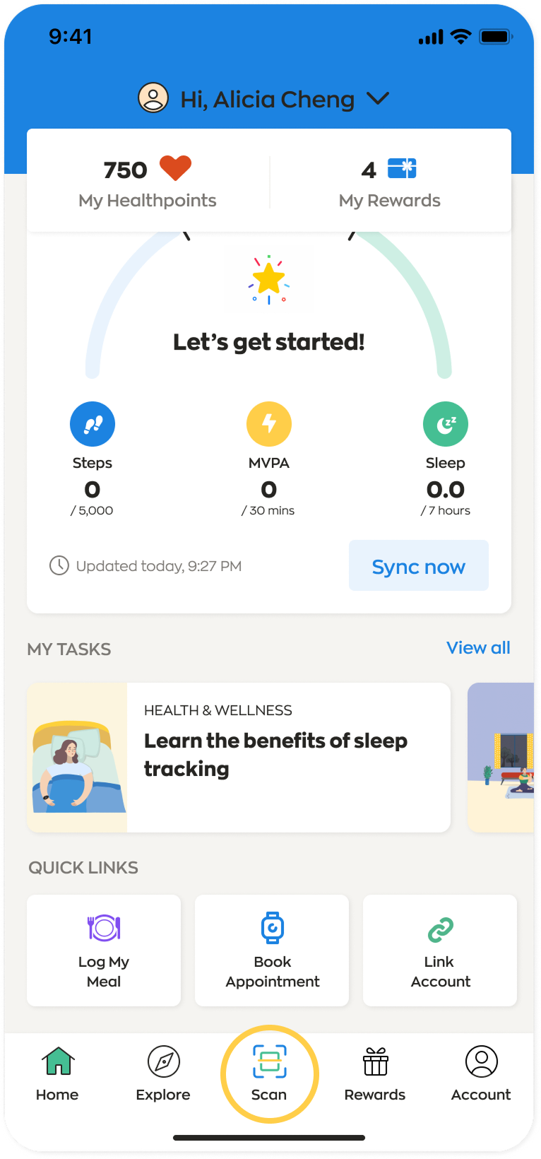 TAP ON REWARDS TO LEARN HOW TO REDEEM THEM
