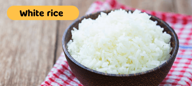 white rice