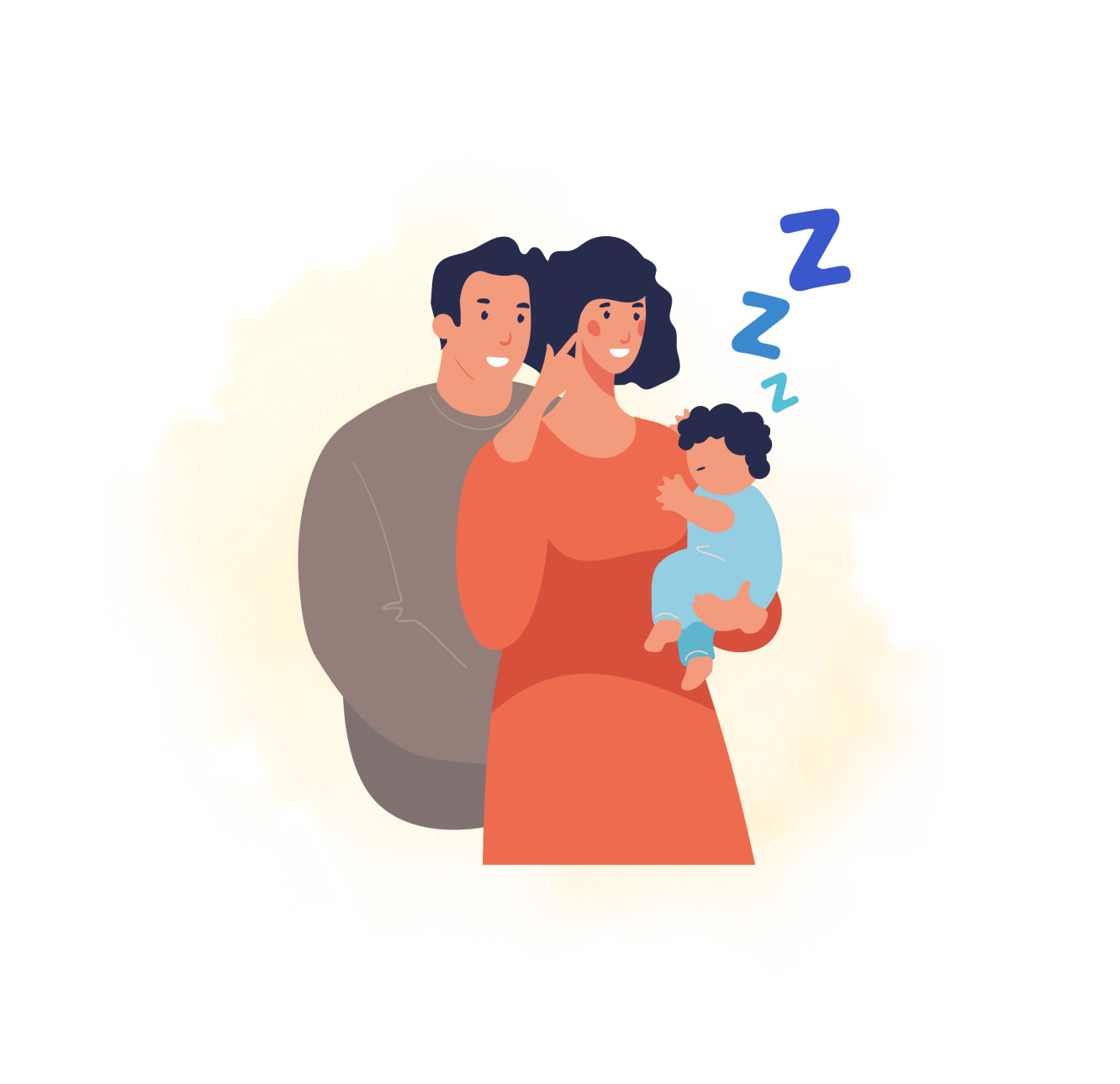 Baby sleeping with parents