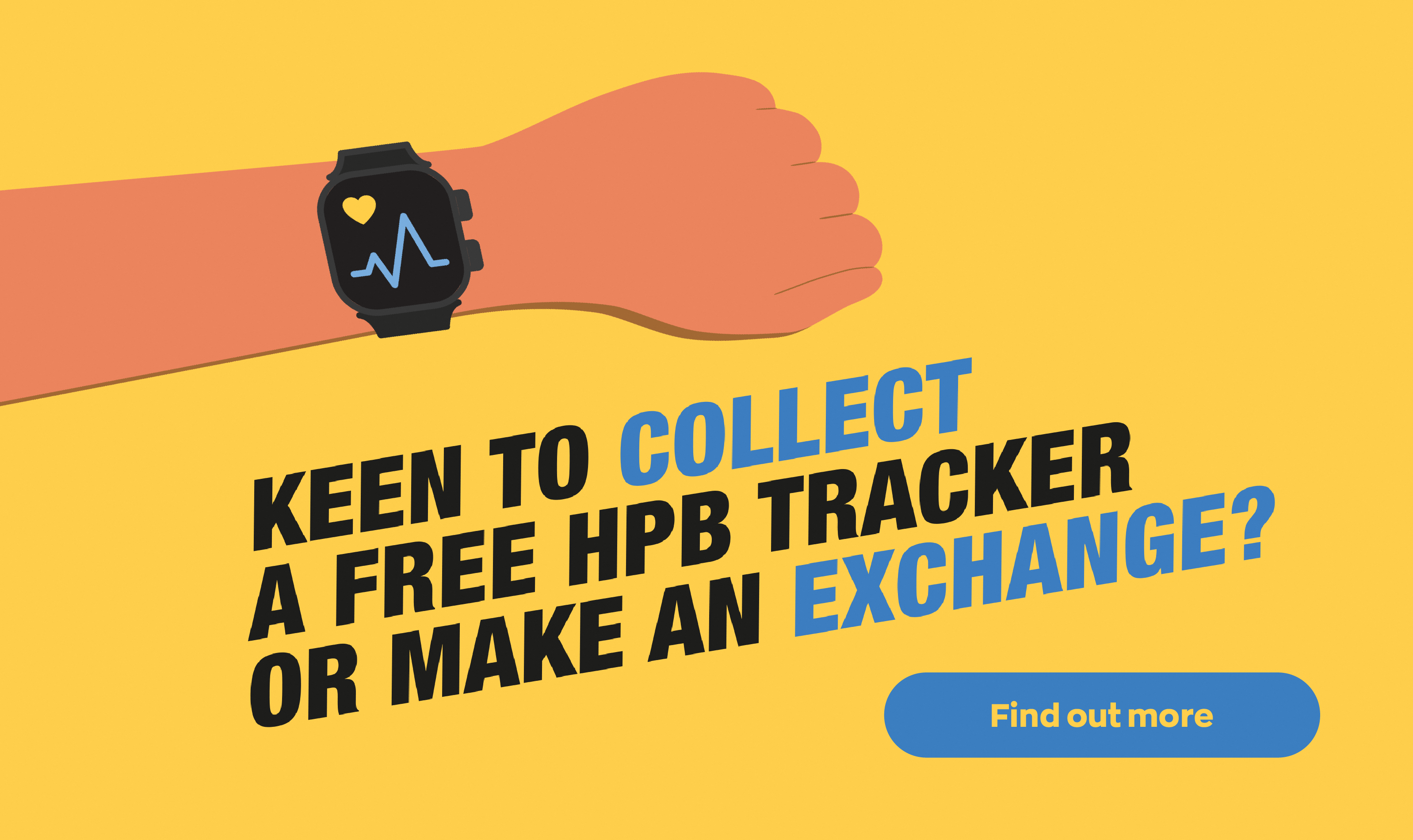 Keen to collect a free HPB tracker or make an exchange