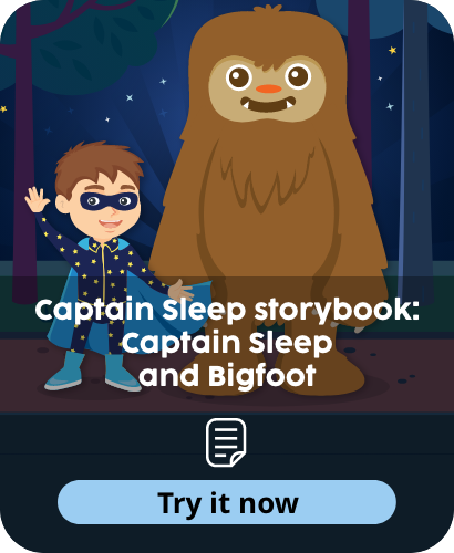 Captain Sleep storybook: Captain Sleep and Bigfoot