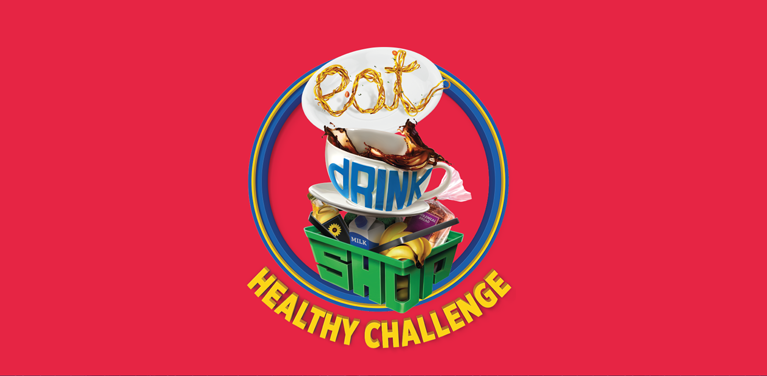 Earn Healthpoints and sure-win rewards when you join the Eat, Drink, Shop Healthy Challenge.