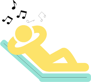 Listen to relaxing music