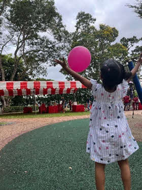 Spending more time outdoor together as a family such as visiting the park