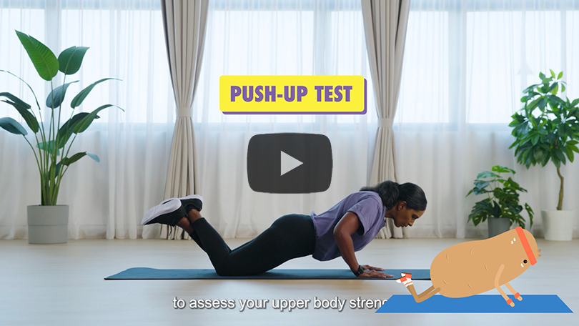 Strength: Push-Up Test and Wall Push-Ups