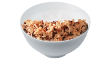 half bowl* of brown or red rice (100g)