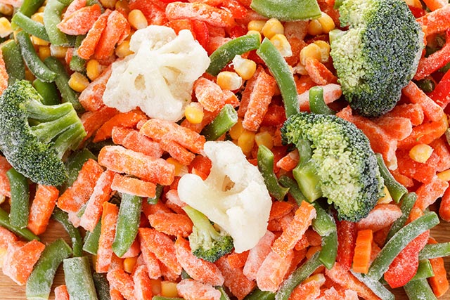 Flash-frozen vegetables are just as nutritious
