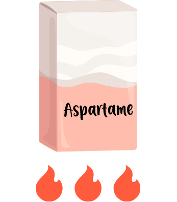 Aspartame is not heat stable