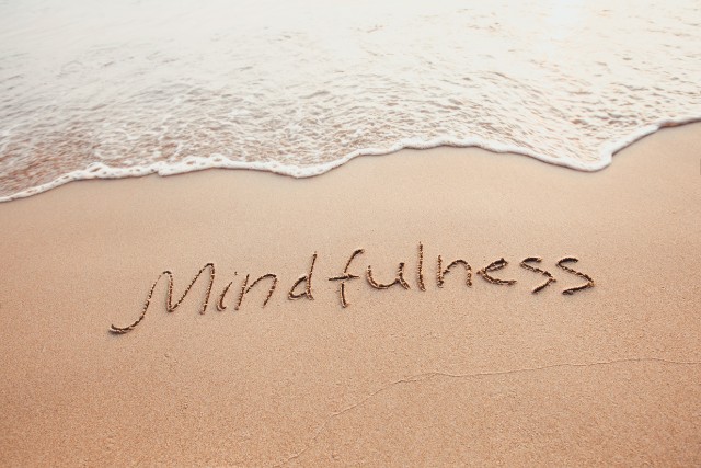 Being mindful boosts our mental wellbeing.
