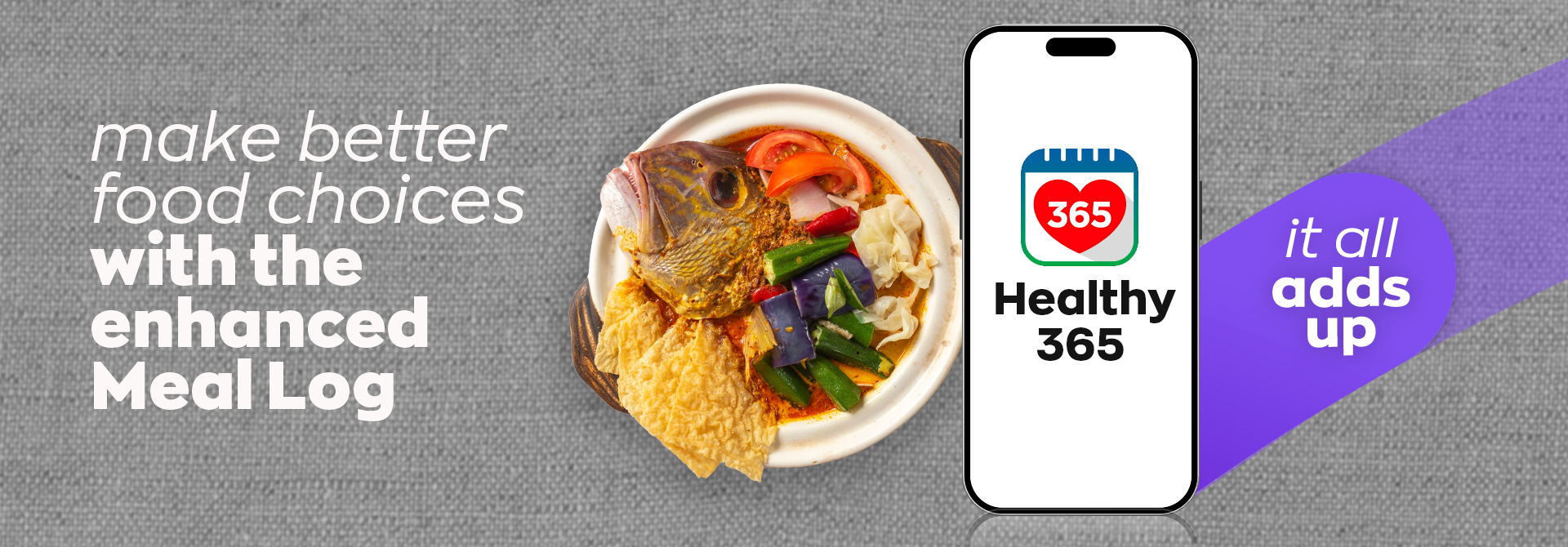 Make better food choices with the enhanced Meal Log