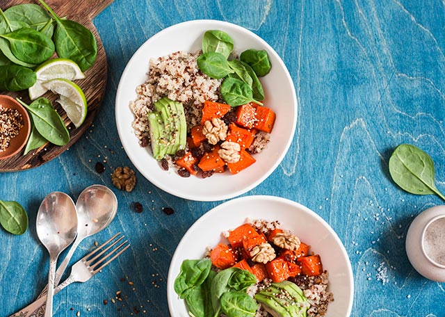 Cook nutrient-packed food from all food groups for grandma and grandpa.