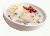 Instead of having a plate of chee chong fun, opt for a peanut tofu porridge instead.