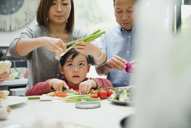 Use healthy cooking methods when preparing meals.