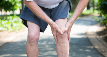 Man with knee pain. Exercise should bring health benefits, not pain or injury.