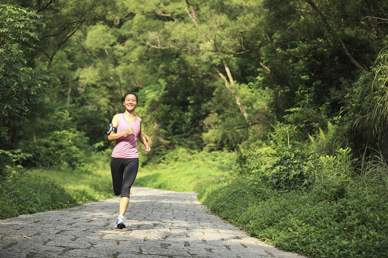 Start on a light exercise programme, such as brisk walking in the early morning or late evening.