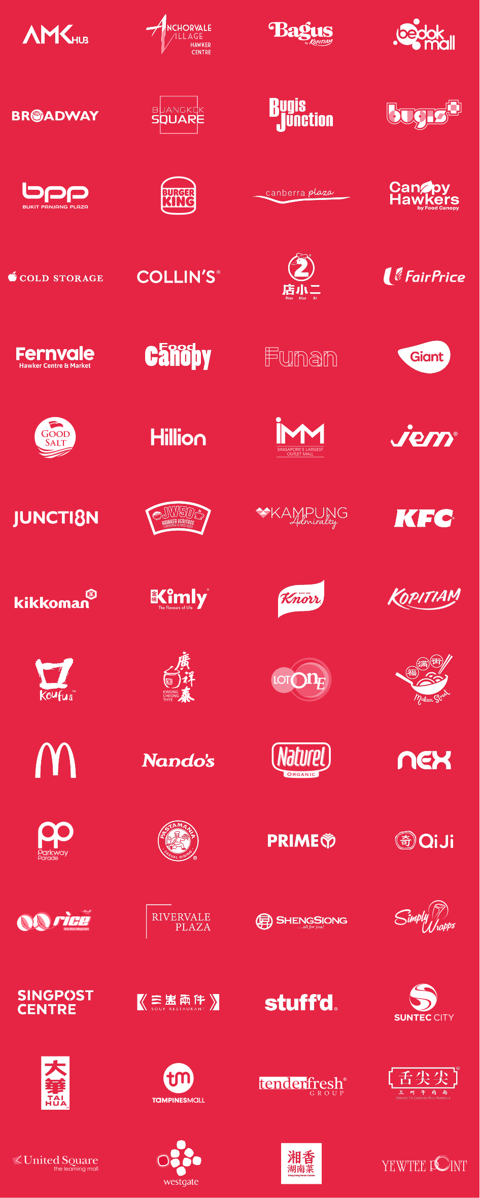 Partner logos supporting the Healthier Dining Programme and National Consumer Promotion campaign.