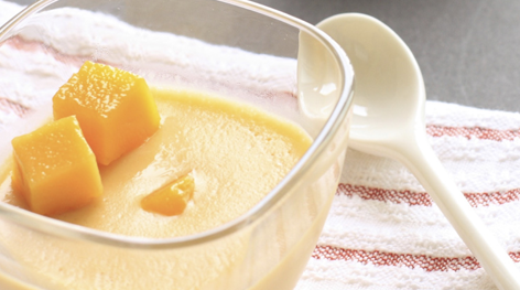 Mango Tofu Pudding