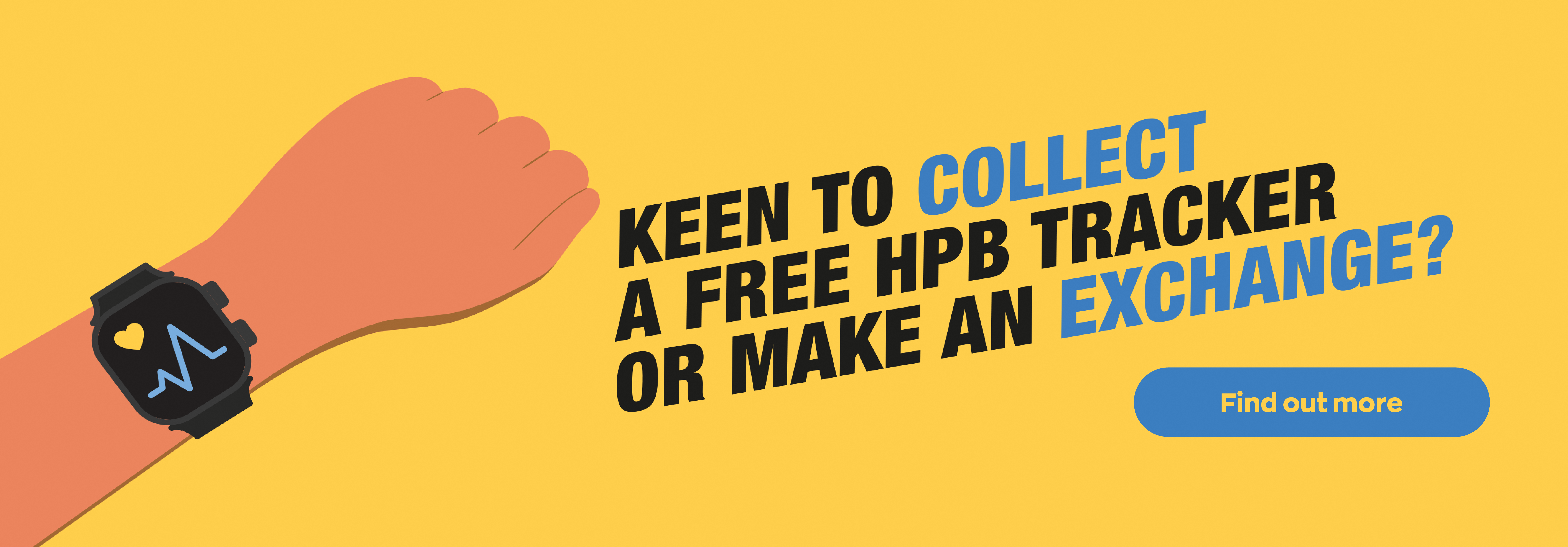Keen to collect a free HPB tracker or make an exchange