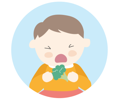 Be patient if your toddler refuses to eat certain foods