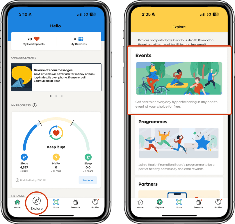 Step 2: Find A Programme Near You