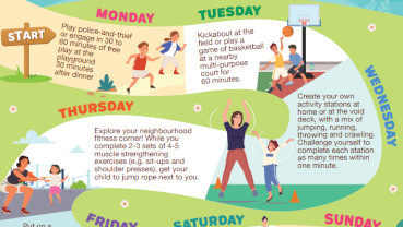 Physical Activities for Children and Parents