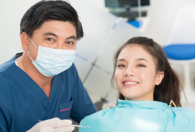 Proper dental care prevents gum diseases