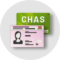 Community Health Assist Scheme (CHAS) Card - Green / Eligible Singapore Citizens