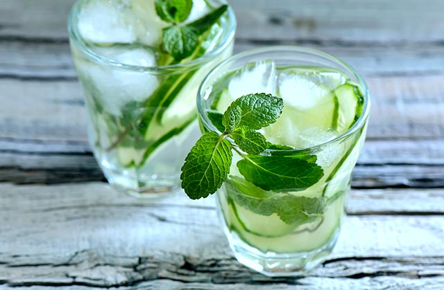 Cucumber Mint Detox Water