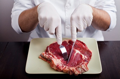Red meat is a good source of protein.