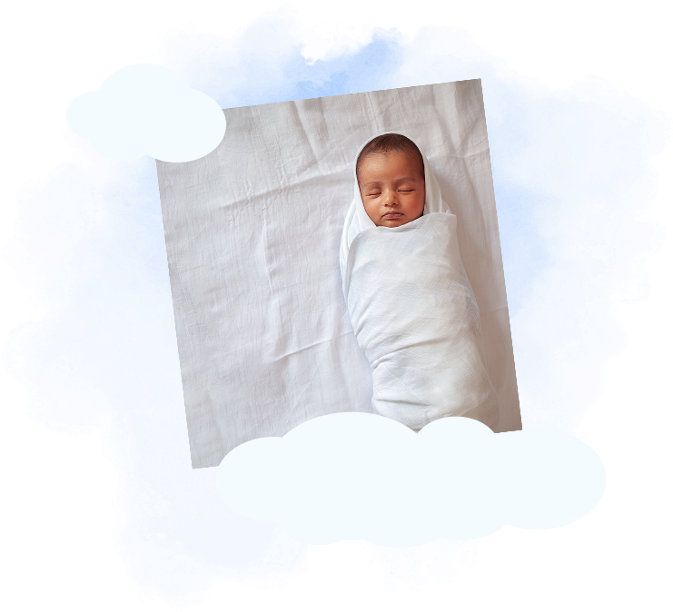 Place your baby on his back for every sleep