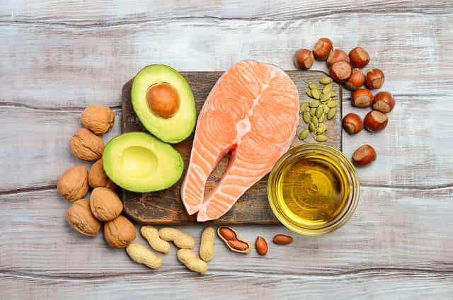 Your toddler still needs fat as part of his diet. Choose healthy fats like salmon, nuts and seeds, vegetable oils and avocados instead.