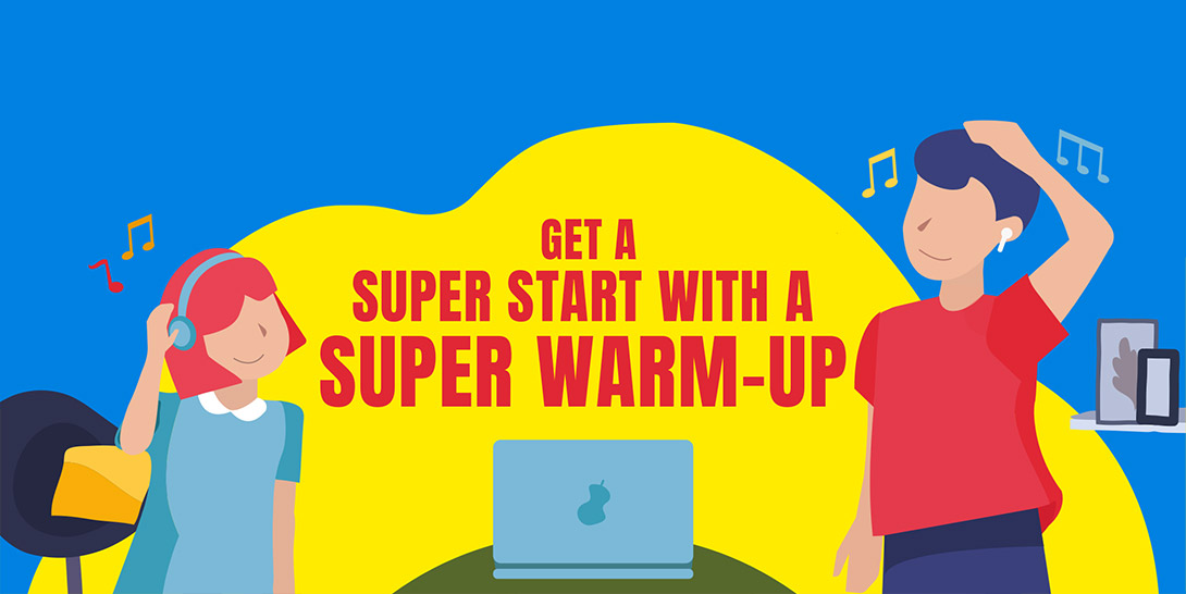 A Super Short Warm-Up for Kids