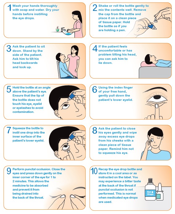 A StepByStep Guide On How To Instil Eye Drops