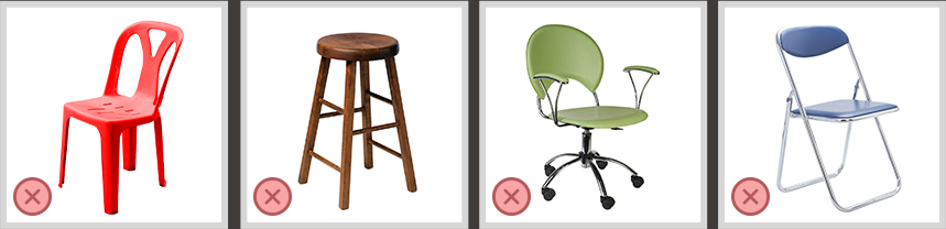 How to identify a sturdy chair - wrong