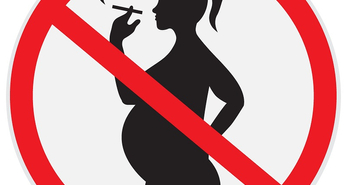 Babies whose mothers smoked when they were pregnant are at higher risk of various health problems.