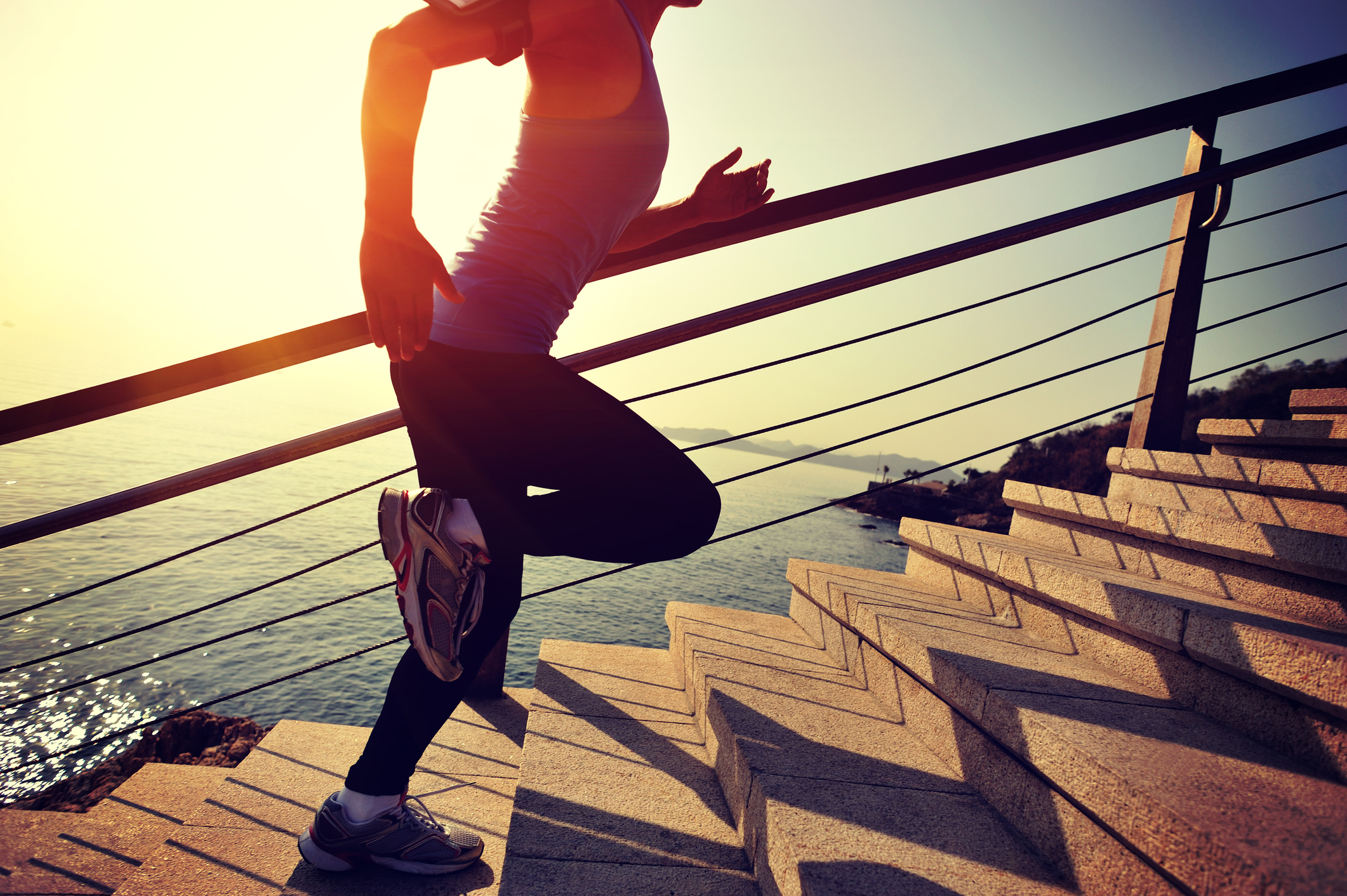 Take the stairs as part of your healthy active lifestyle.