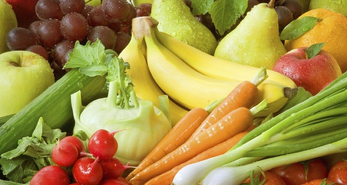 Fruits and vegetables are good for weight loss and heart health.