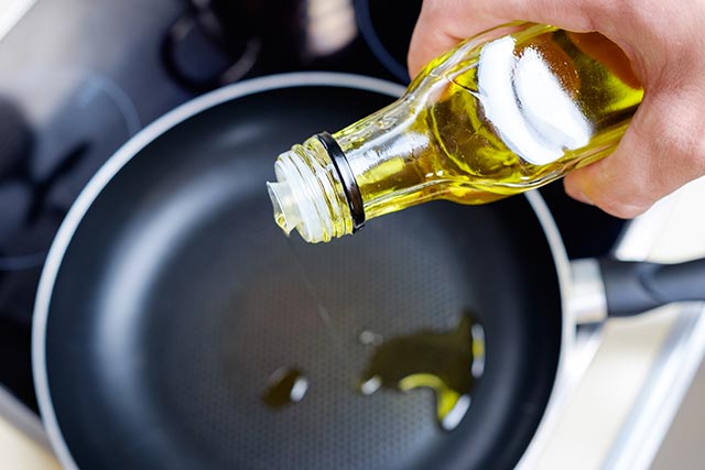 Olive oil is a healthier alternative to butter.