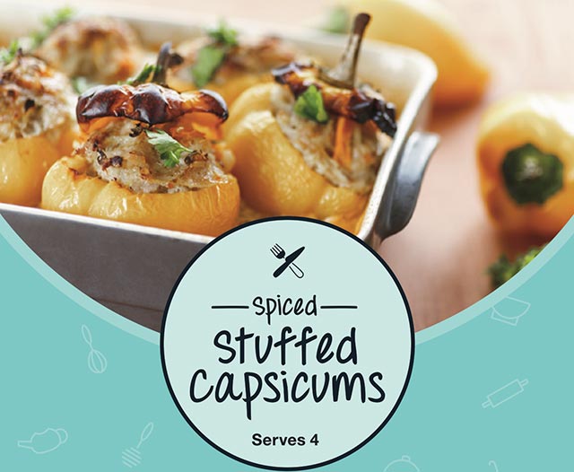 Spiced Stuffed Capsicums