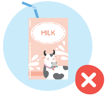 Don't feed flavoured milk